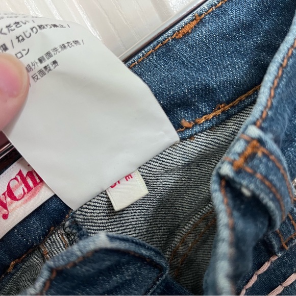 See by Chloe Size 25 Embroidered Straight-Leg Cropped Jeans- Blue (FLAWED) - Picture 15 of 15